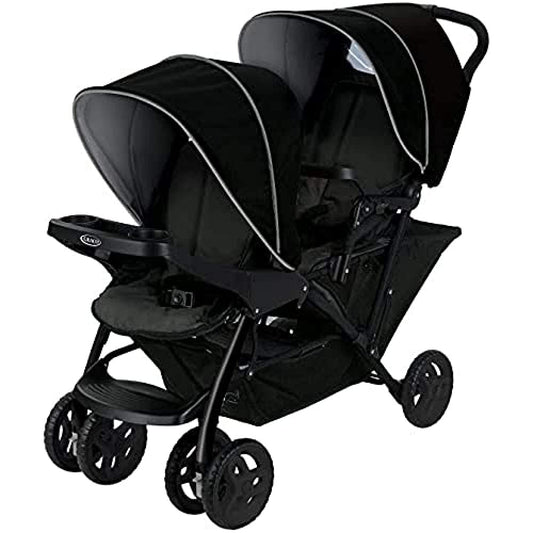 Graco Stadium Duo Geschwisterwagen 2x15 kg, Black/Grey