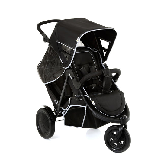 hauck Freerider Geschwisterbuggy 2x15 kg, Schwarz