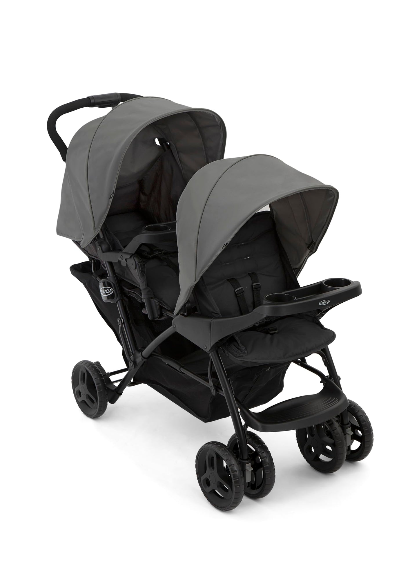 Graco Stadium Duo Geschwisterwagen 2x15 kg, Titanium