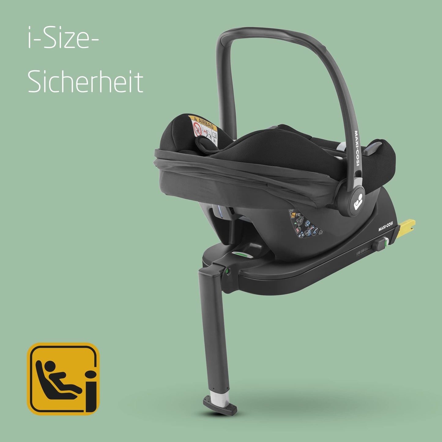 Maxi-Cosi CabrioFix i-Size Babyschale 0–12 kg, Black